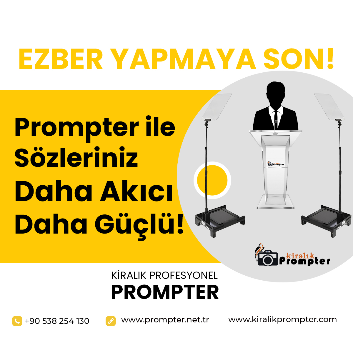 Prompter- Kürsü Prompter-Sahne Prompter-Meeting Prompter -Cumhurbaşkanı Prompter- Teleprompter-daha akıcı-1200X1200