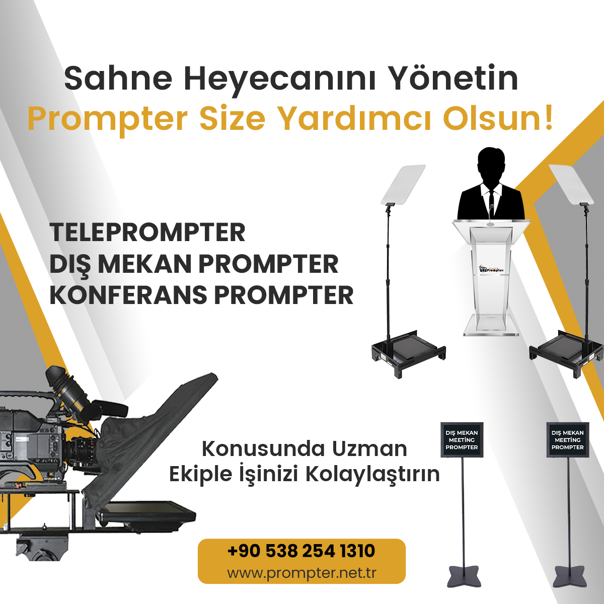 Prompter- Kürsü Prompter-Sahne Prompter-Meeting Prompter -Cumhurbaşkanı Prompter- Teleprompter-uzman-1200X1200